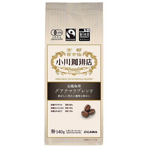 Ogawa Coffee Organic Coffee Guatemala Blend Powder 140g x 5 Boxes [Shipped in Japan]