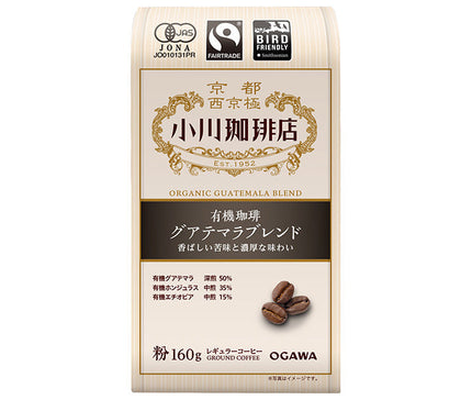 Ogawa Coffee Mélange de café biologique Guatemala (poudre) 160 g x 25 boîtes 