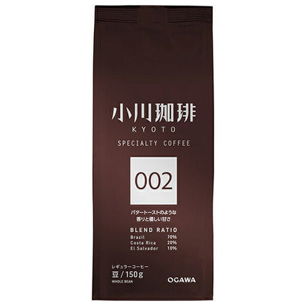 小川珈琲 スペシャルティコーヒーブレンド 002 豆 150g×24袋入【日本出荷】