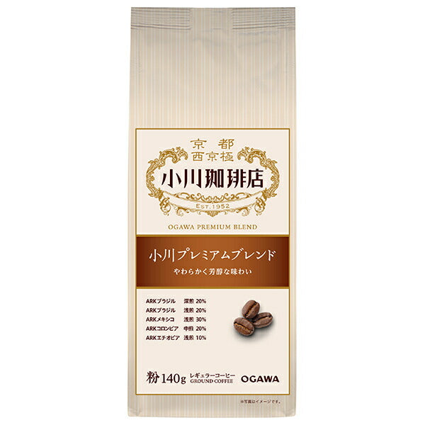 Ogawa Coffee Ogawa Premium Blend Powder 140g x 5 bags [Shipped in Japan]