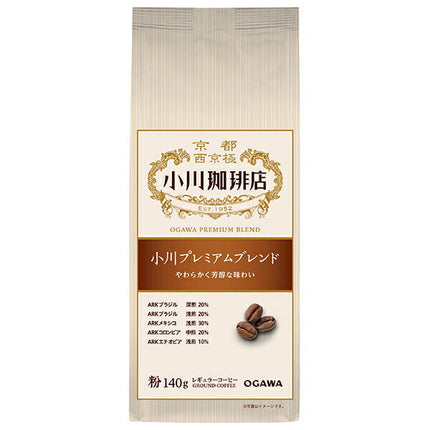Ogawa Coffee Ogawa Premium Blend Powder 140g x 5 bags [Shipped in Japan]