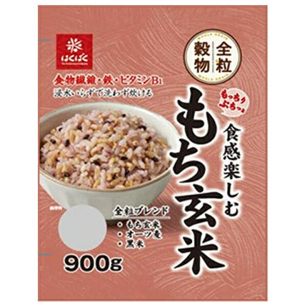 Hakubaku Mochi Brown Rice with a chewy and crunchy texture, 900g x 6 bags 