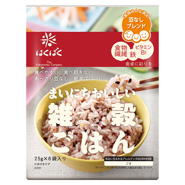 Hakubaku Everyday Delicious Millet Rice 150g (25g x 6) x 6 bags [Shipped in Japan]