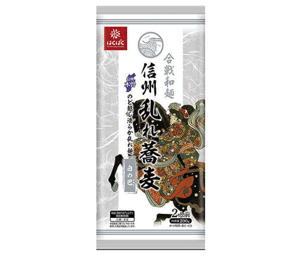 Hakubaku Shinshu Ranre Soba White Tomoe 200g x 12 bags 