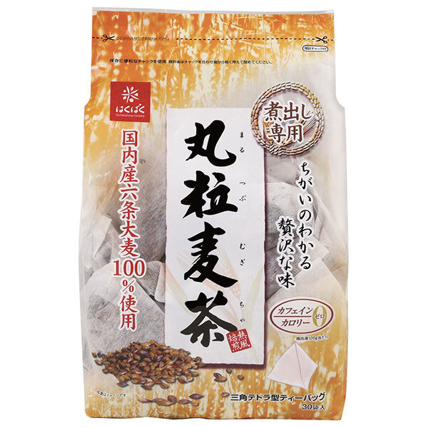 はくばく 丸粒麦茶 30袋×12袋入【日本出荷】