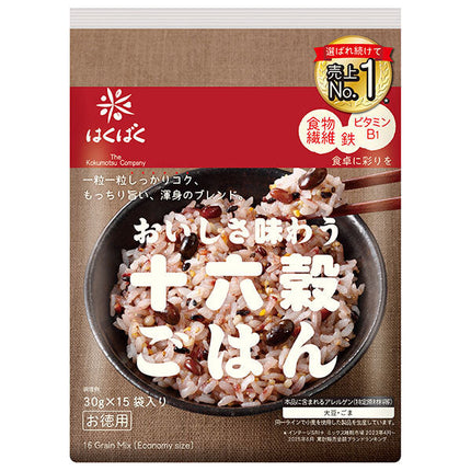 Hakubaku 16 grain rice value 30g x 15 bags x 6 bags [shipped in Japan]