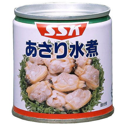 SSK Boiled Clams 180g Can x 24 pieces