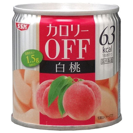 SSK Calorie OFF White Peach 185g x 24 pieces [Shipped in Japan]