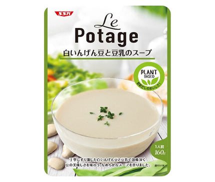 SSK LePotage Soupe de haricots blancs et lait de soja 160g x 40 pièces 