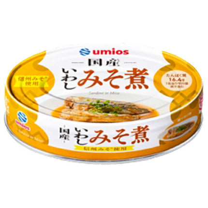 Umios Sardine Miso Boiled 100g x 30 pieces [Shipped in Japan]
