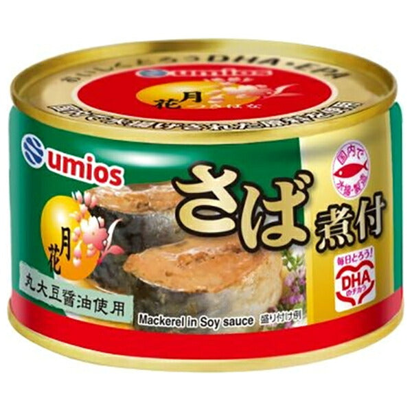 Umios 月花 さば煮付 200g×12個入【日本出荷】