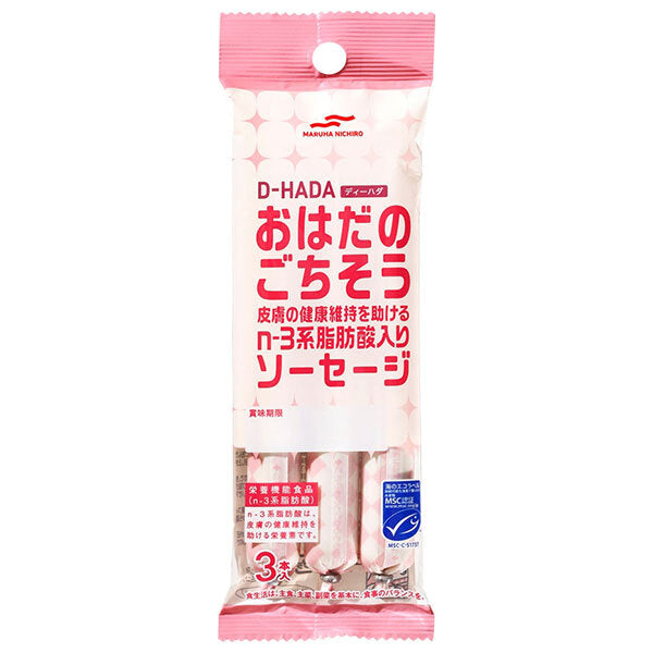 Maruha Nichiro MSC Ohada no Gochisou Sausages (30g x 3 unités) x 15 sachets