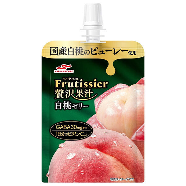 Maruha Nichiro S Fruitsier Luxury Fruit Juice White Peach 150g x 30 (6 x 5) pieces [Shipped in Japan]