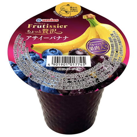 umios Fruticier A little luxury acai banana 190g x 24 pieces [shipped in Japan]