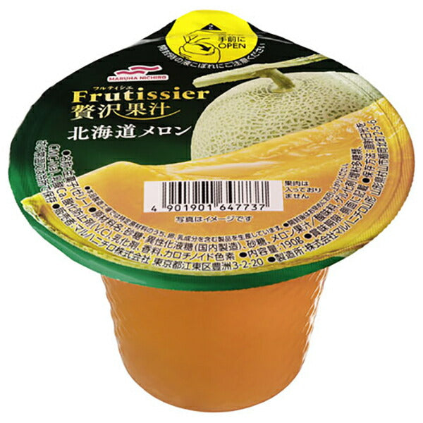 Umios Frutissier Luxury Fruit Juice Hokkaido Melon 190g x 24 (6 x 4) pieces [Shipped in Japan]