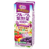 Megmilk Snow Brand Agricultural Cooperative Vegetable Days Fruit & Purple Vegetables 100% 200ml paper pack x 18 pieces [Shipped in Japan]
