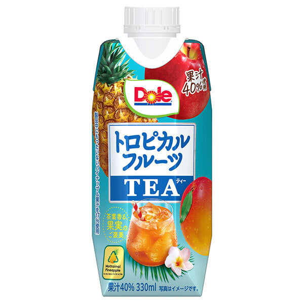 Megmilk Snow Brand Dole Dole Tropical Fruit Tea 330ml paper pack x 12 bottles [shipped in Japan]