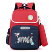 Primary School Large Capacity Spine Supportive Canvas Backpack for school