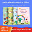Groove Magic Copybook – Calligraphy & Handwriting Practice Board with Pen (English Version)