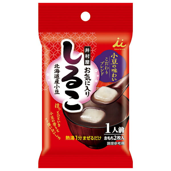 Imuraya Favorite Shiruko 1 serving 34g x 72 (6 x 2) bags [shipped in Japan]