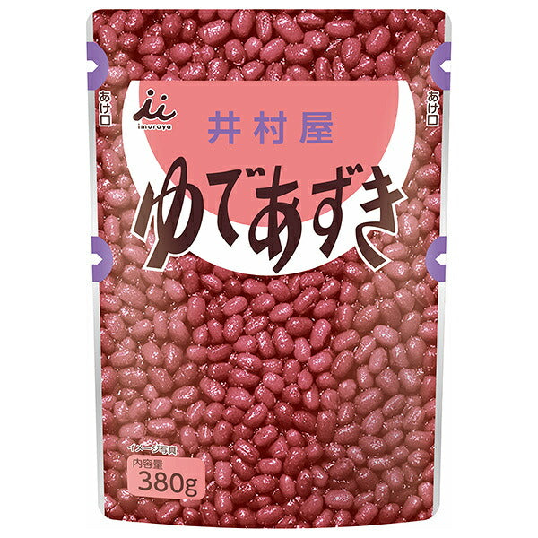 井村屋 ゆであずき 380gパウチ×10袋入【日本出荷】