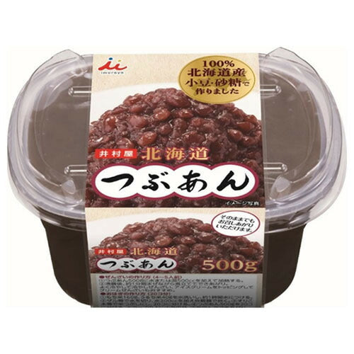 井村屋 北海道つぶあん 500g×6個入【日本出荷】