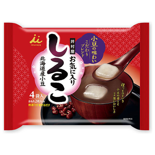 井村屋 お気に入りしるこ 136g(34g×4袋)×12(6×2)袋入【日本出荷】