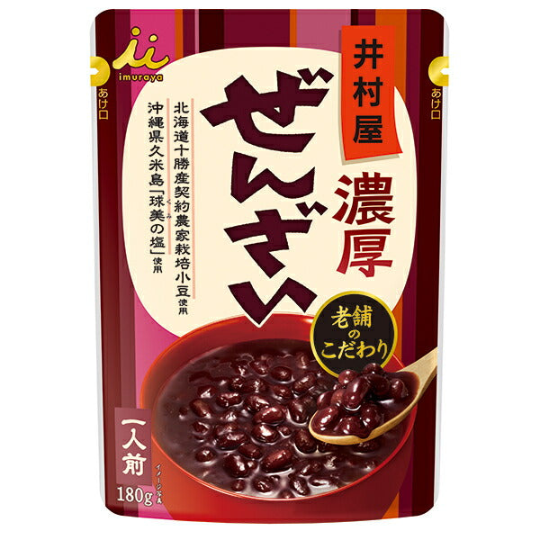 Imuraya Rich Zenzai 180g x 30 (5 x 6) bags [shipped in Japan]