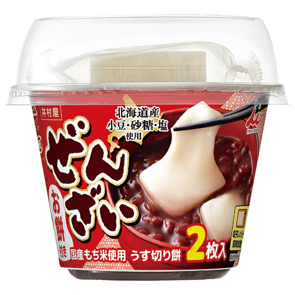 井村屋 お餅付きぜんざい 184g×16(4×4)個入【日本出荷】