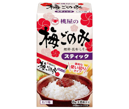 Momoya Ume Gonomi Stick 64g (8g x 8P) x 6 pieces 