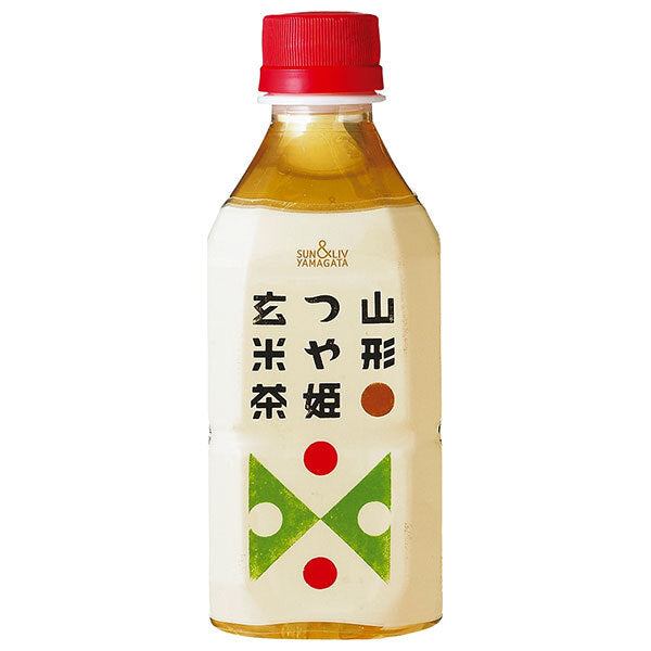 Yamagata Foods Yamagata Tsuyahime Genmaicha 350ml PET x 24 bottles [Shipped in Japan]