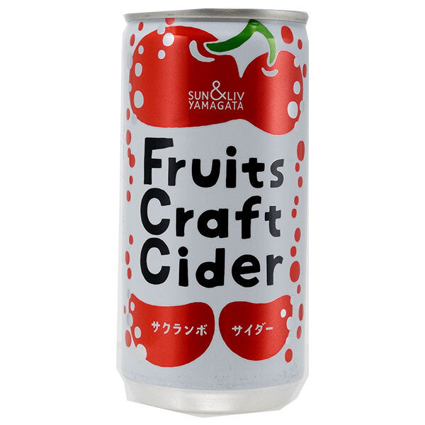 Yamagata Foods FruitsCraftCider Cherries 200ml cans x 30 pieces [shipped in Japan]