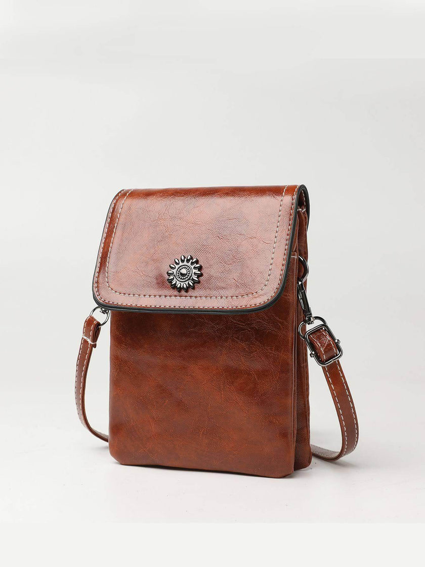 Fashion Simple Large Capacity Mobile Phone Bag Mini Crossbody Bag