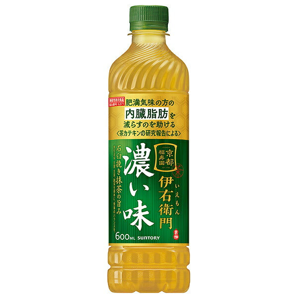 Suntory Iyemon Rich Taste Green Tea - 600ml PET Bottles x 24 [Ships from Japan]