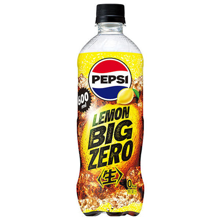 Suntory Pepsi <Raw> BIG ZERO LEMON 600ml plastic bottle x 24 bottles [Shipped in Japan]