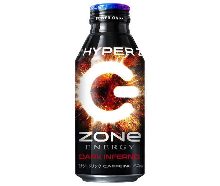 Suntory HYPER ZONE ENERGY DARK INFERNO Bidon de 400 ml x 24 pièces 