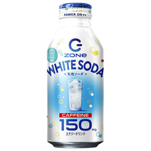 Suntory HYPER ZONe ENERGY (Hyper Zone Energy) White Soda, 400ml, 24 bouteilles en canette.