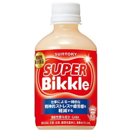 Suntory SUPER Bikkle (Food with Functional Claims) 280ml PET bottle x 24 bottles 