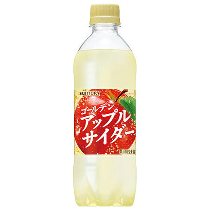 Suntory Golden Apple Cider [for vending machines] 490ml plastic bottles x 24 bottles [shipped in Japan]
