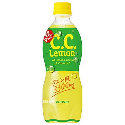 サントリー 超すっぱ C.C.レモン【手売り用】 500mlペットボトル×24本入