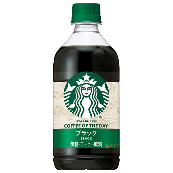 Suntory Starbucks COFFE OF THE DAY Black 480ml plastic bottle x 24 pieces [shipped in Japan]