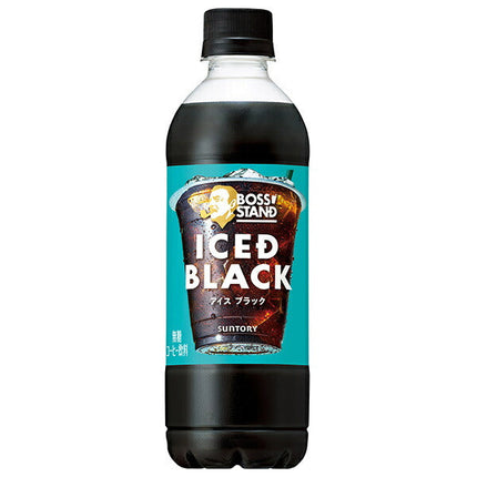 Suntory Boss Stand Iced Black 450ml plastic bottle x 24 pieces [shipped in Japan]