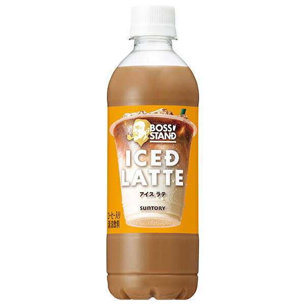 Suntory Boss Stand Iced Latte 450ml plastic bottle x 24 pieces [shipped in Japan]
