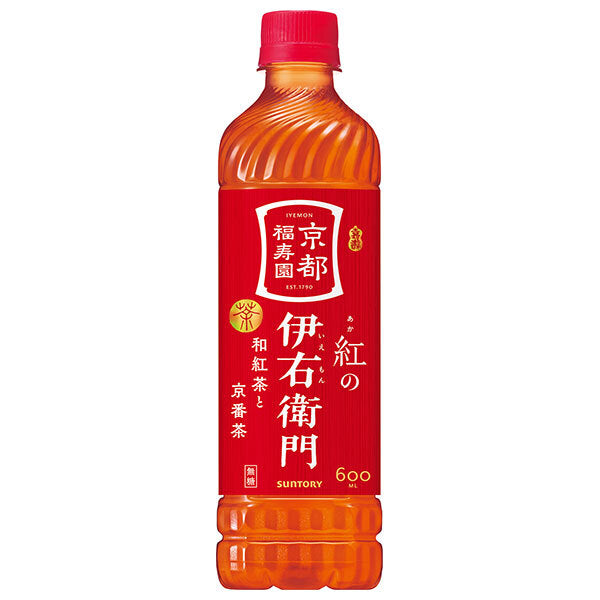 サントリー 紅の伊右衛門 600mlペットボトル×24本入【日本出荷】