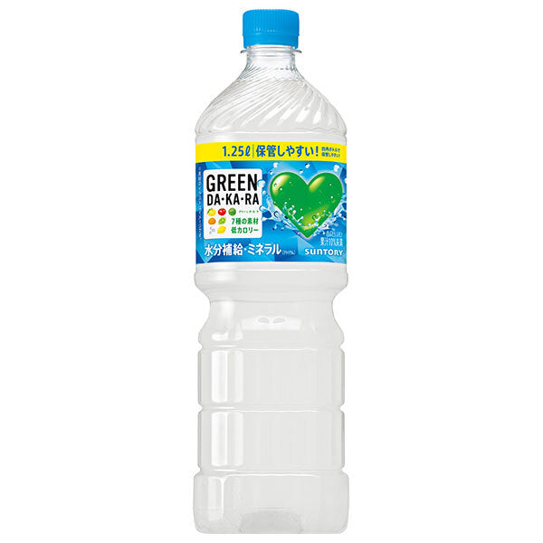 Suntory GREEN DA KA RA (Green Dakara) 1.25L plastic bottle x 8 pieces [shipped in Japan]