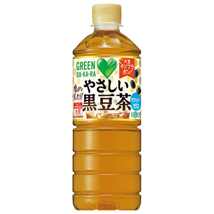 Suntory GREEN DA KA RA (Green Dakara) Gentle black bean tea 600ml plastic bottle x 24 pieces [Shipped in Japan]