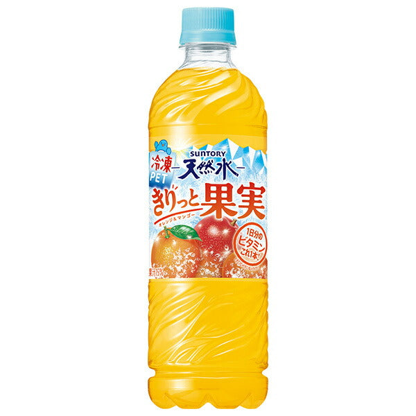 Suntory Suntory Tennensui Kiritto Fruit Orange & Mango Frozen PET 590ml PET bottles x 24 bottles [Shipped in Japan]