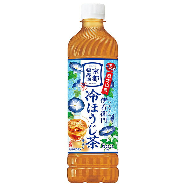 Suntory Iemon Chilled Hojicha 600ml PET bottle x 24 pieces [Shipped in Japan]