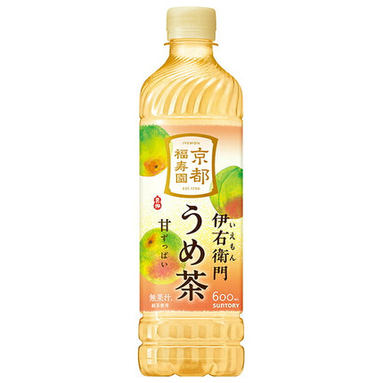 Suntory Iemon Ume Tea 600ml plastic bottle x 24 pieces [Shipped in Japan]