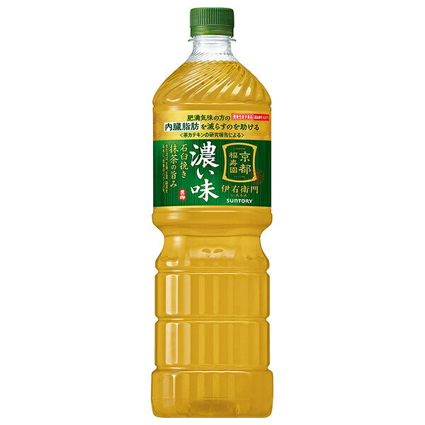 Suntory Iyemon Rich Flavor Green Tea 1.25L PET Bottles x 8 [Ships from Japan]
